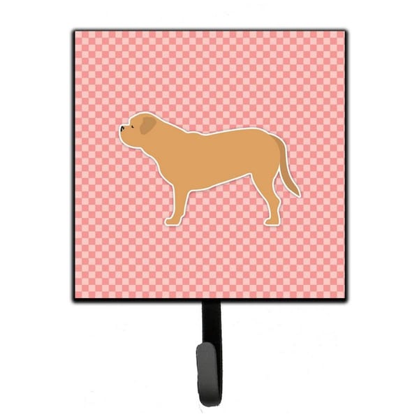 Micasa Dogue de Bordeaux Checkerboard Pink Leash or Key Holder MI230114 - main